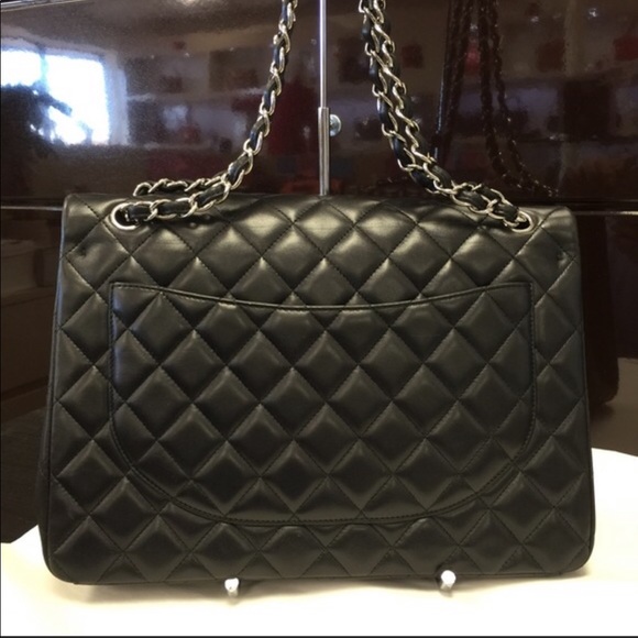 SOLD Authentic Chanel Maxi Double Flap Bag - Picture 2 of 10